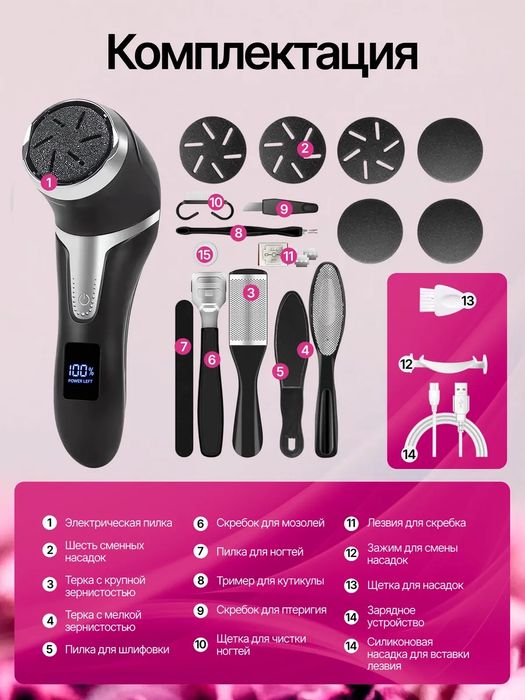 Электрическая пилка для пяток