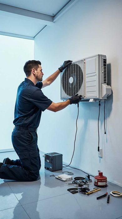 Установка кондиционера