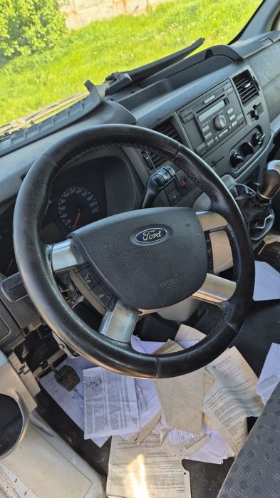 Volan de piele complet cu comenzi si airbag ford transit 2008