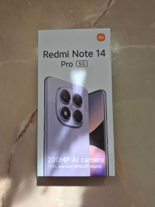 Redmi Note 14 Pro 5G 256GB 8GB, 200MP camera Midnight black