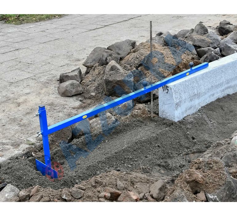 Rigla de trasat UNGHI si LUNGIME PAVELE dale cleste ciocane