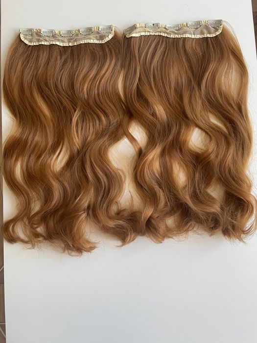 Изкуствена коса на цял ред с клипси!