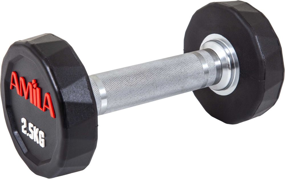 Сет Дъмбели Amila PU Series 2,5 кг - 50 кг, Фитнес Гири 16 чифта