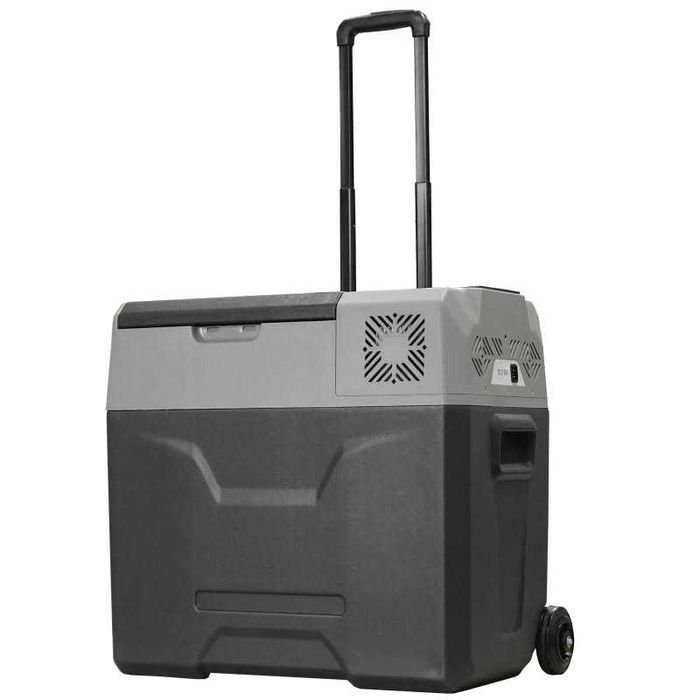 Хладилна кутия HOMCOM 50 л, до -20°C, сензорен дисплей 2 колела 58,6 x 37,8 x 54,5 см