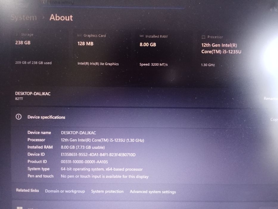 Lenovo core i5..