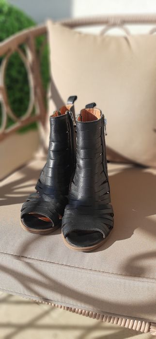 Sandale cu toc, piele naturala, Benvenuti/37