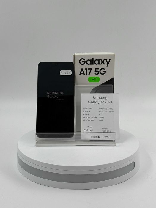 Samsung Galaxy A17 5G 128 GB 6 cicluri Garantie 24 luni CashBox