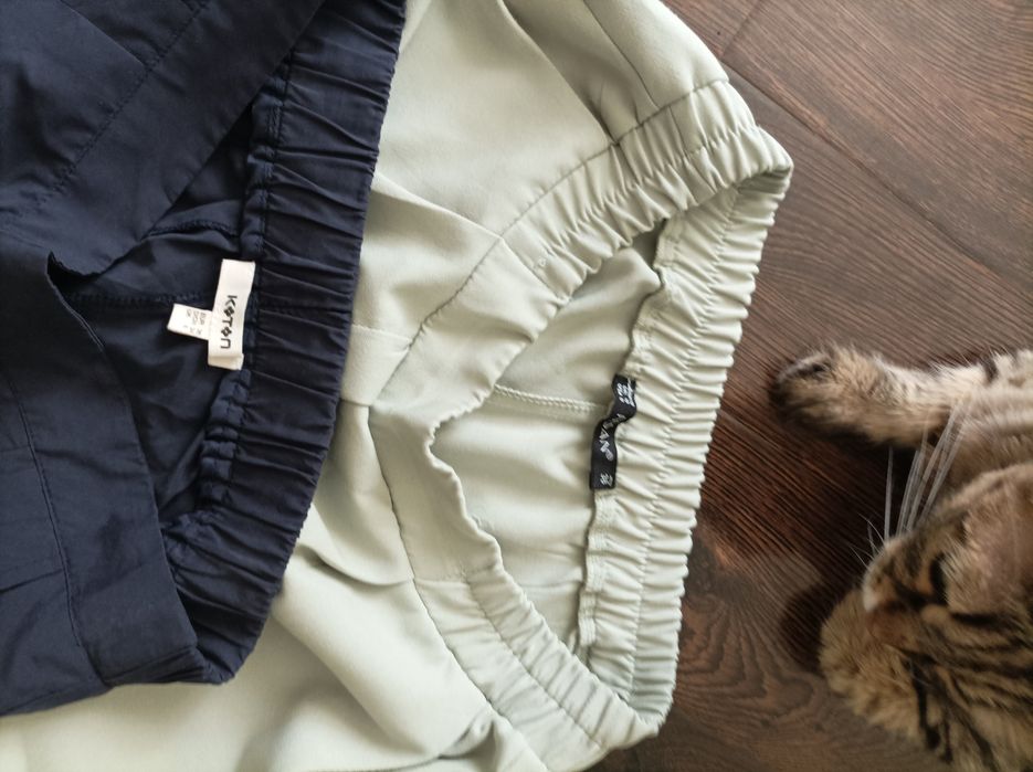 Брюки летные и осенние фирма Котон  почти новая разм 34 36