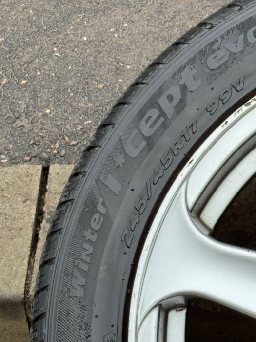 Roti de iarna  r17,Jante/Cauciucuri Vw ,Audi, Merced Skoda, Seat 5x112 R17