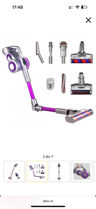 Aspirator vertical fara fir JIMMY JV85 Pro