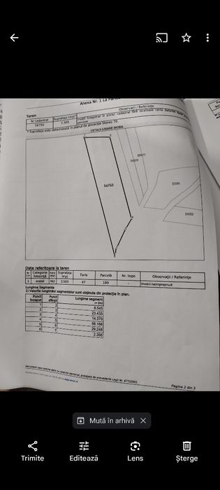 Teren extravilan de vînzare