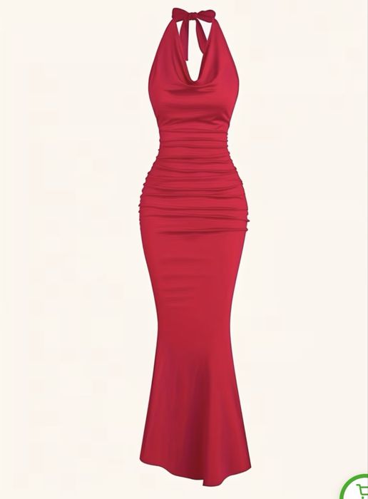 Платье красный б/у