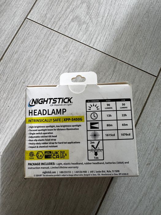 Vând o lanternă antiexplozie Nightstick