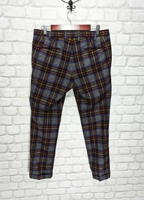 Pantaloni Torino PT01 Slim fit Кариран мъжки панталон размер 50 / L