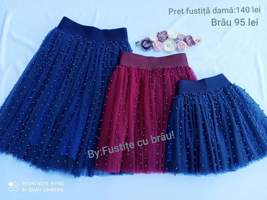 Set mama fiica fuste tulle, tiul, tutu