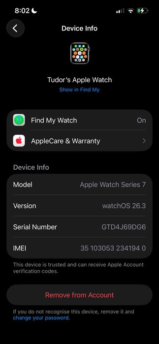 apple smart watch series 7 41mm stainless steel