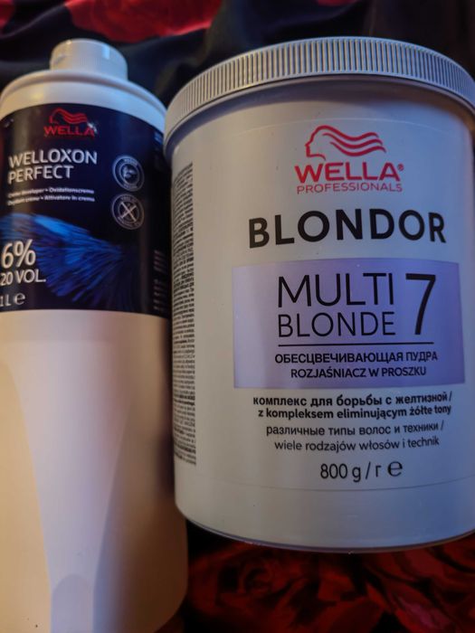 Decolorant de par profesional  Wella blond multi 7 - 800 gr si oxidant
