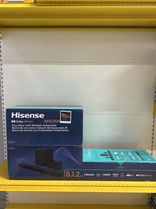 Soundbar Hisense AX5125H / 5.1.2 CH / Sigilat