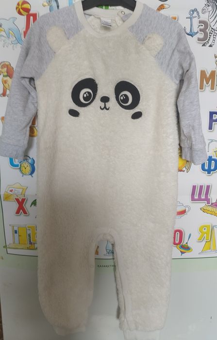 Белый Комбинезон детский,мягкий, нежный, уникум, на 1,5-2 года