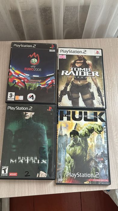 Продам 4 диска цена 5000 на Сони плейстейшн 2