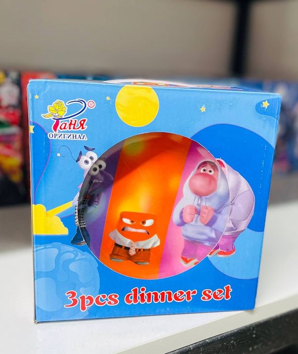 Детский набор посуды 3 в 1