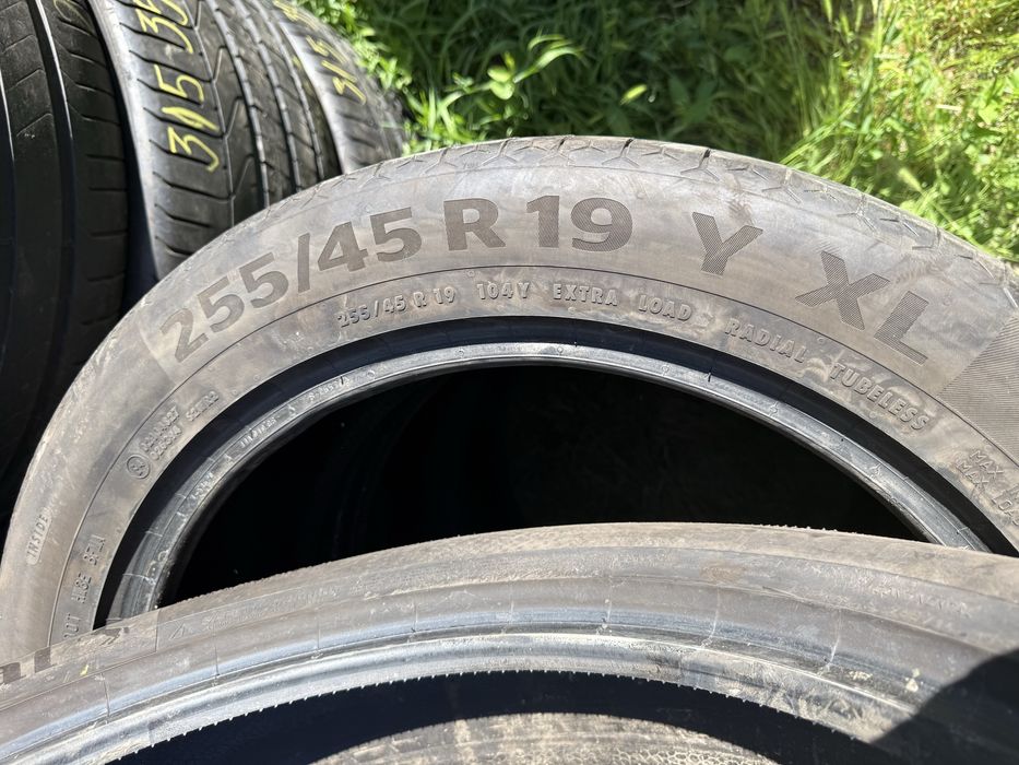 255/45/19” Set 4 buc Continental dot 2024.anv Vară. Impecabile.