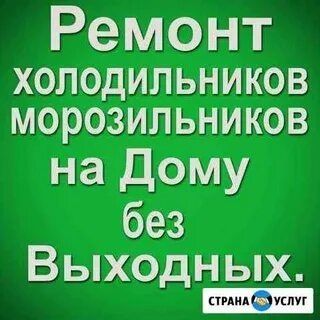 Ремонт холодильников,морозильников