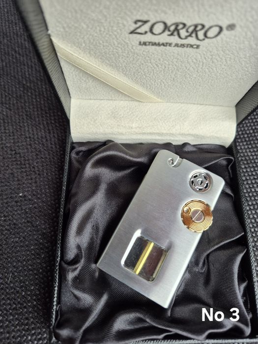 Луксозна бензинова запалка ZORRO 785,три цвята