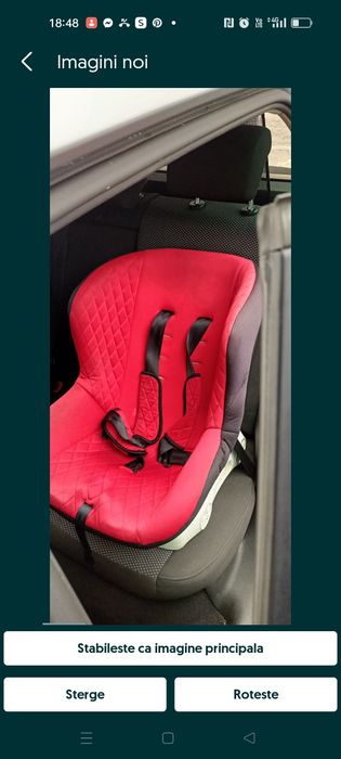 Scaun auto cu poziție de somn
