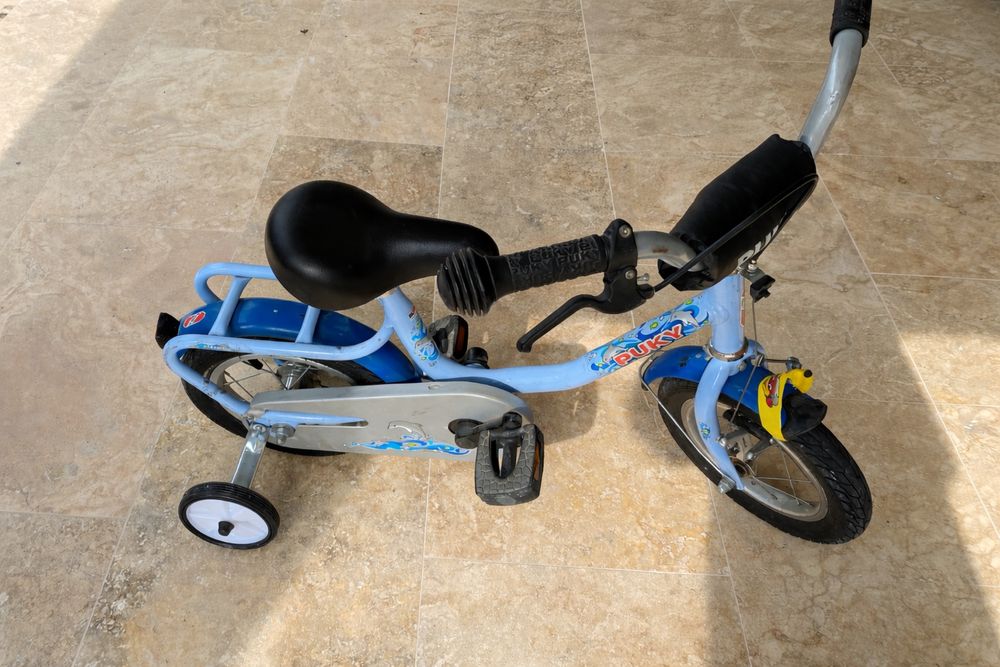 Bicicletă copii PUKY cu roți ajutătoare