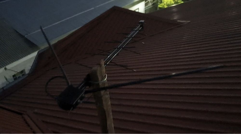 Antena Antenna va TV ustanovka  антена Антенна и ТВ  устаоовка на стен