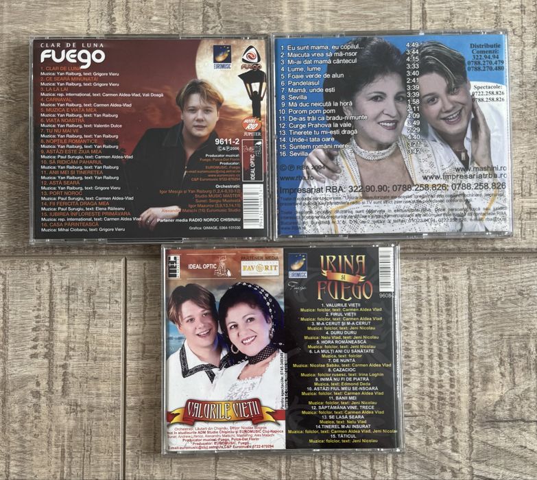 Lot 9 cd-uri muzica romaneasca - Fuego
