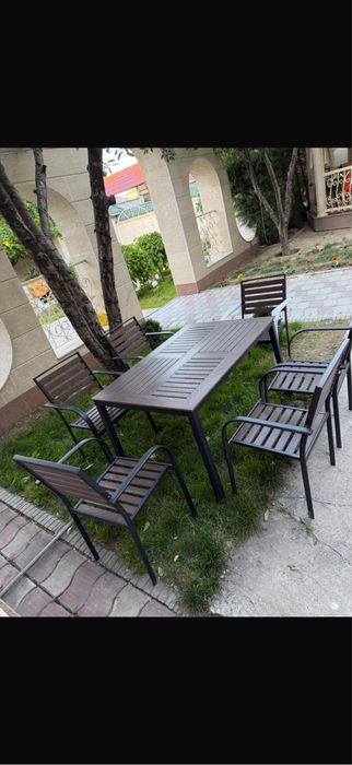 Стол стулья для террасы
