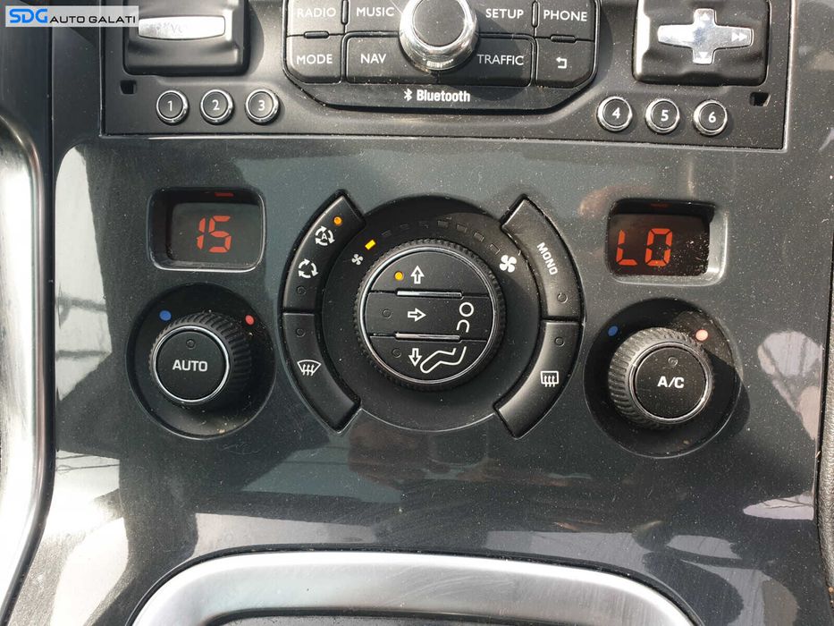 Climatronic Panou Comanda AC Aer Conditionat Clima Peugeot 3008 2009 - 2016 [C6125]