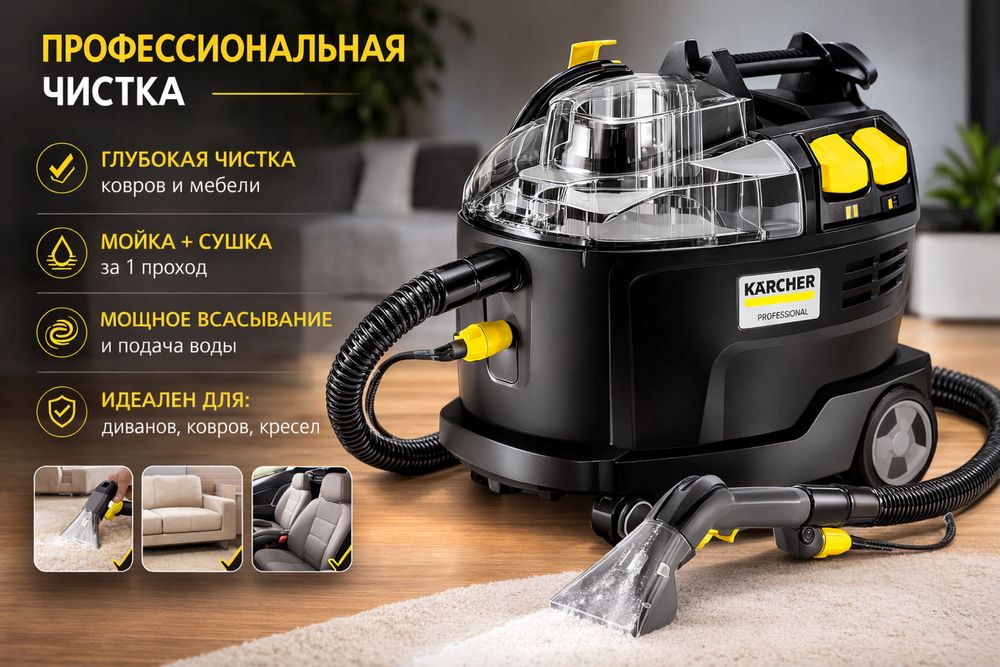 Аренда моющего пылесоса