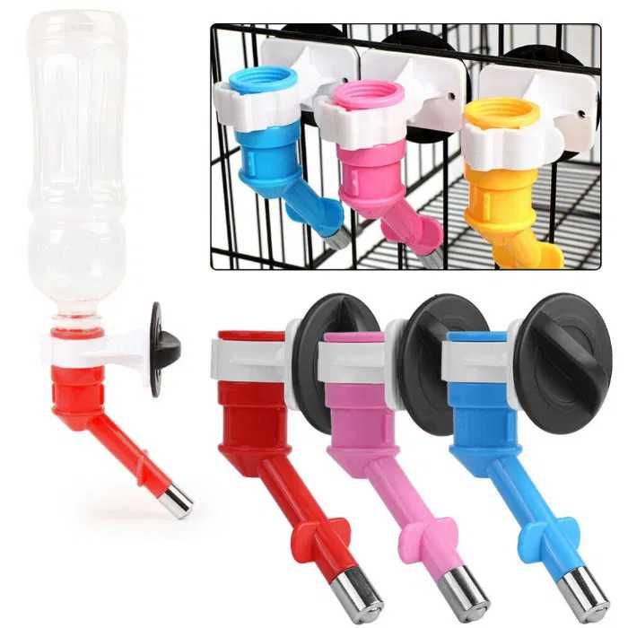 Sticla de apa cu picatura pentru pisici, caini iepuri. 50 ml. Noi!