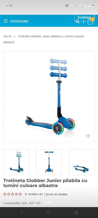 Vand trotineta globber french