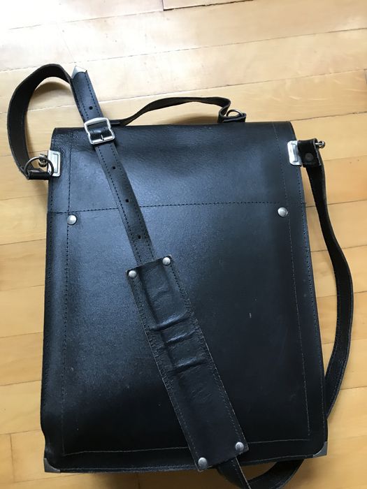 Geanta laptop piele noua facuta manual