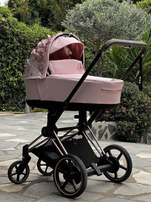 3в1 Cybex E-Priam 4 Simply flowers pink