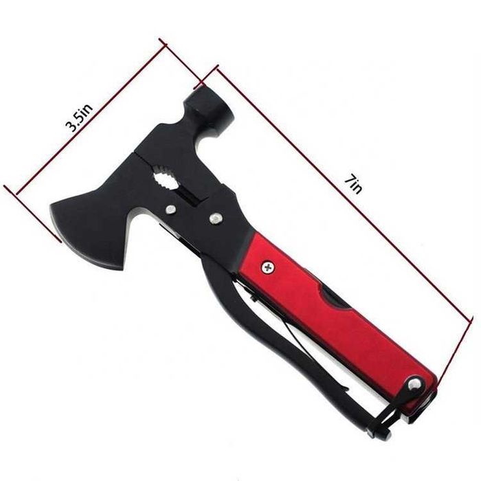 surubelnita, ciocan, multitool, otel, finisaj negru mat