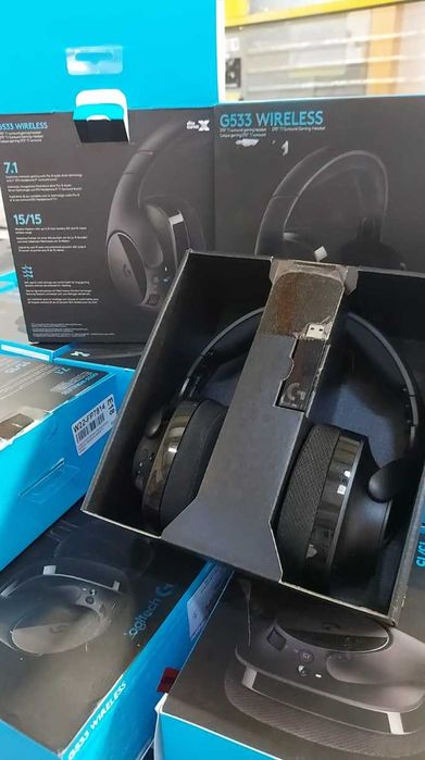 Logitech G533, Casti gaming, Wireless, DTS Surround 7.1, Negru