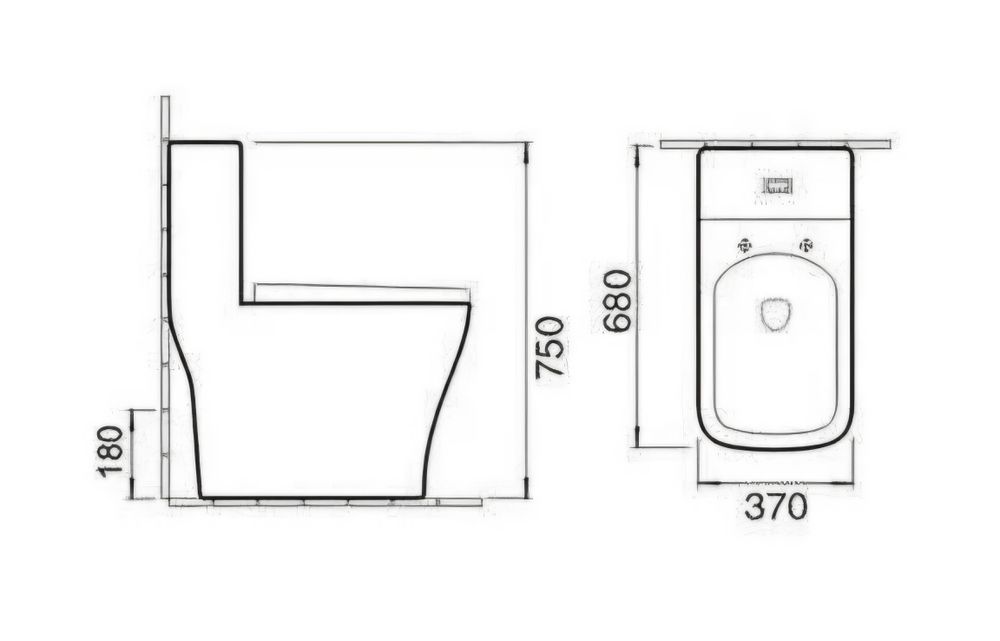 Унитаз - моноблок