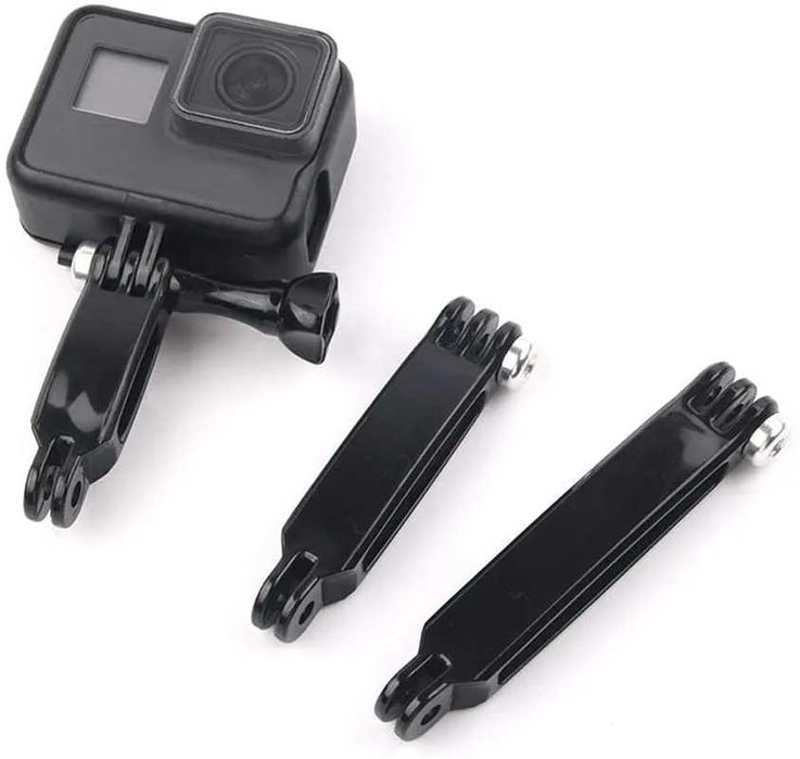 Set 3 brate extensii casca motocicleta / bicicleta / ski camera Gopro