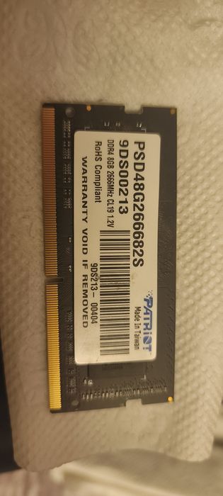 Продам ОЗУ Ddr4 8gb 2666mhz