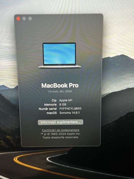 Vand MacBook pro 13" M1