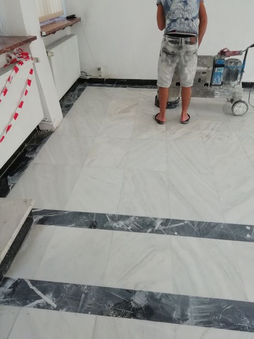 Șlefuit și lustruit marmura Mozaic granit și travertin