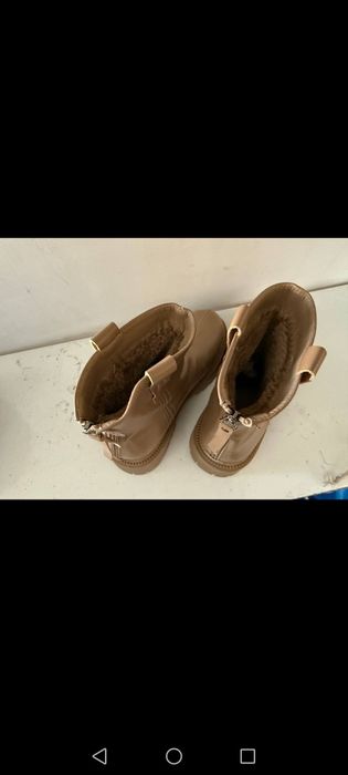 зимный женские ботинка