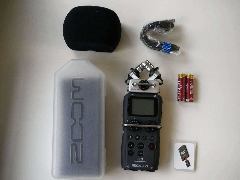 Zoom H5 recorder звуковой рекордер профессиональ диктофон звукозапись
