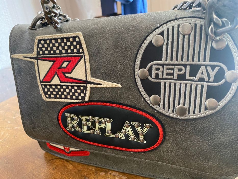 Чанта Replay сива