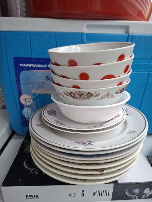 Посуда хрусталь блюда б/у  дешево